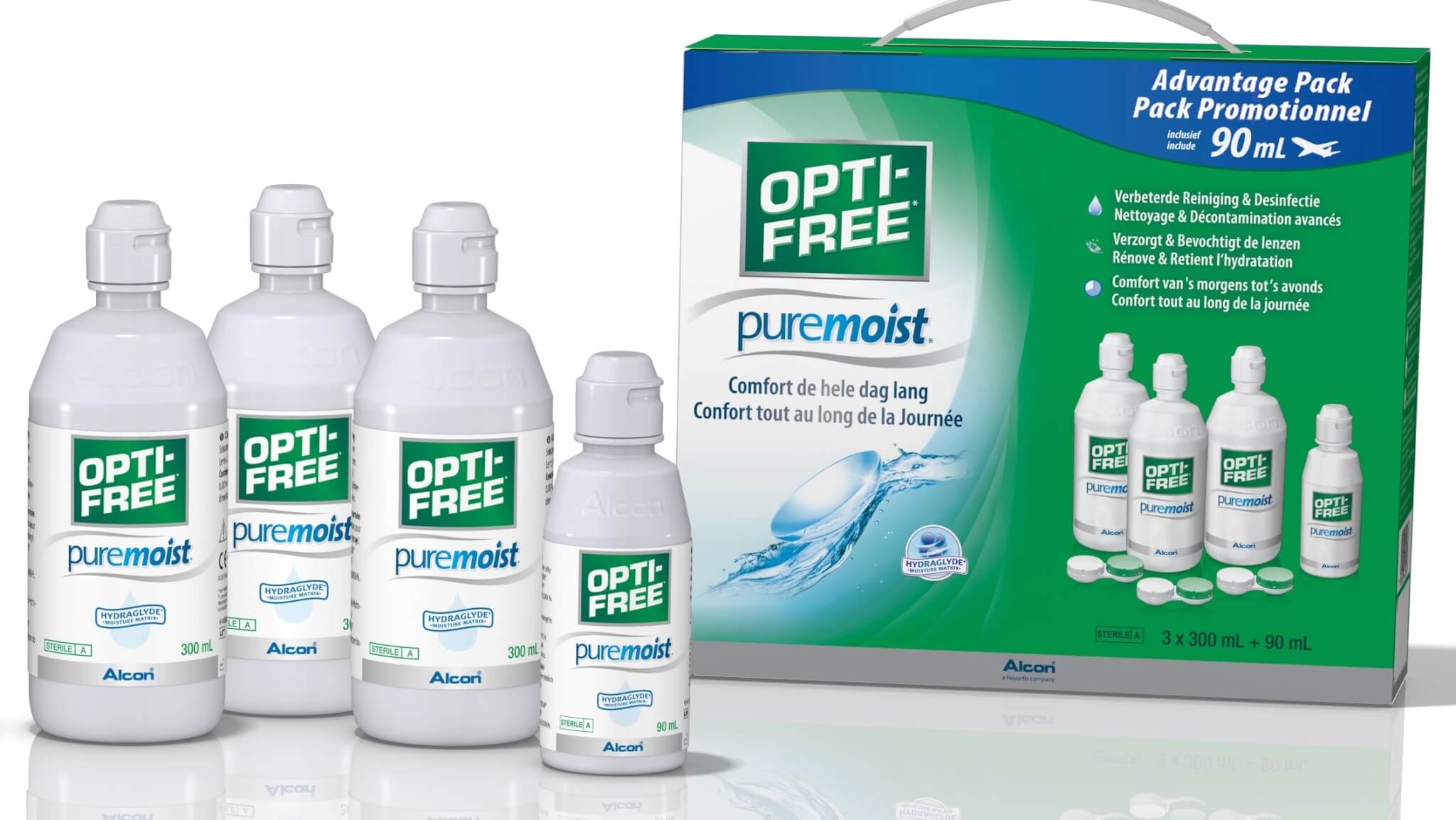 Optifree Pure Moist lenzenvloeistof